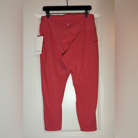 🆕 Lululemon Align High-Rise Pant with Pockets 25" in Desert Red Size 14 - Picture 7 of 8